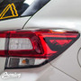 Tail Light Trim Accent Overlay w/ Mountain Range Cut Out -Gloss Black | 2018-2022 Subaru Crosstrek