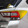 Tail Light Deck Vinyl Overlay with Reflector Cut Out - Gloss Black | 2018-2022 Subaru Crosstrek