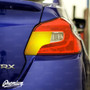 Red Tail Light Overlay w/ Blinker Cutout (2015-2021 WRX / STI)