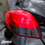 Honeycomb Tail Light Insert Overlays - Smoke Tint | 2011-2017 Hyundai Veloster
