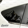 Full Mtn. Range Quarter Window Decal | 2018-2022 Subaru Crosstrek