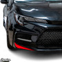 Front Bumper Accent Overlay - Select Color | 2020-2021 Toyota Corolla Sedan