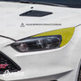 Headlight Amber Delete Overlays  w/ Eyelid | 2015-2019 Ford Focus ST