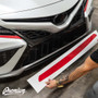 Front Lip Pre-Cut Vinyl Overlay - Select Color | 2018-2021 Toyota Camry