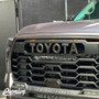 TRD Pro Grille Lettering Vinyl Overlays - Shadow Black | Toyota Tundra & Sequoia (2022-2024)