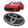 Dark Gray Stealth - Front & Rear Vinyl Emblem Vinyl Overlay | 2022-2023 Toyota GR86