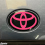 GLOSS BLACK BACKGROUND WITH JDM PINK LOGO OVERLAY