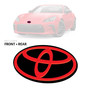 Choose Your Colors - Front & Rear Vinyl Emblem Vinyl Overlay | 2022-2024 Toyota GR86