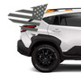 American Flag Quarter Window Decal Set | 2024+ Subaru Crosstrek