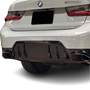 Carbon Fiber Vinyl Diffuser Overlay Kit | 2023+ BMW M340i