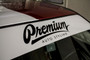 Premium Signature Window Banner ( White Base | Black Logo )