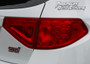 2008-2014 Subaru WRX & STI Hatchback Red Tail Light Tint Overlays Full