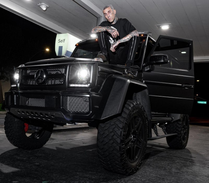 Travis Barker and Kourtney Kardashian Have His & Hers G-Wagons!