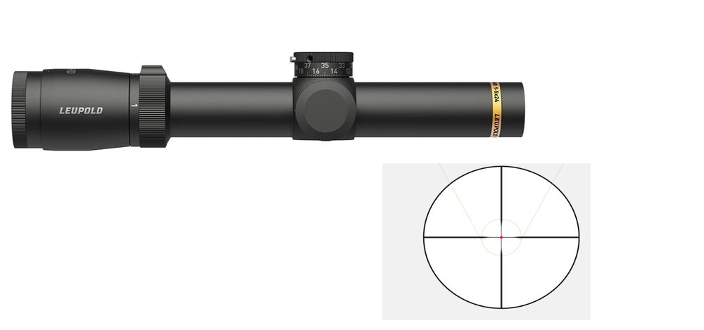 Leupold VX-5HD 1-5x24 (30mm) CDS-ZL2 Illum. FireDot Duplex 172367 Save 300$