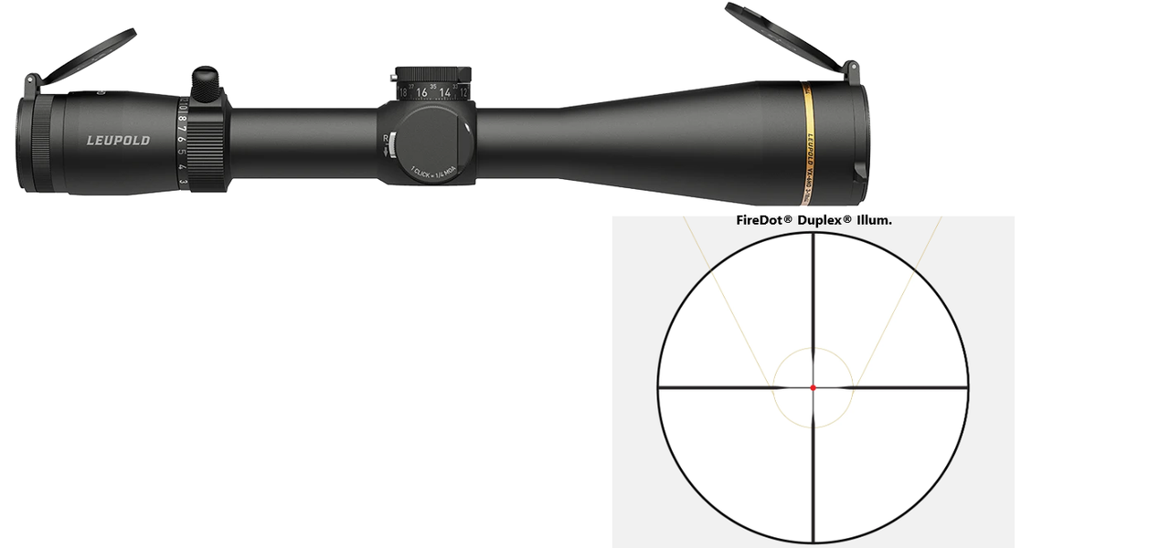 Leupold VX-6HD Gen 2 3-18x44 (30mm) CDS-SZL2 Side Focus Illum