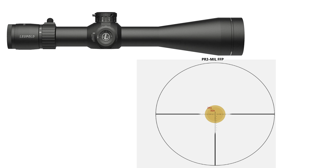 Leupold Mark 4HD 8-32x56 (34mm) M5C3 Side Focus FFP PR3-MIL 183971