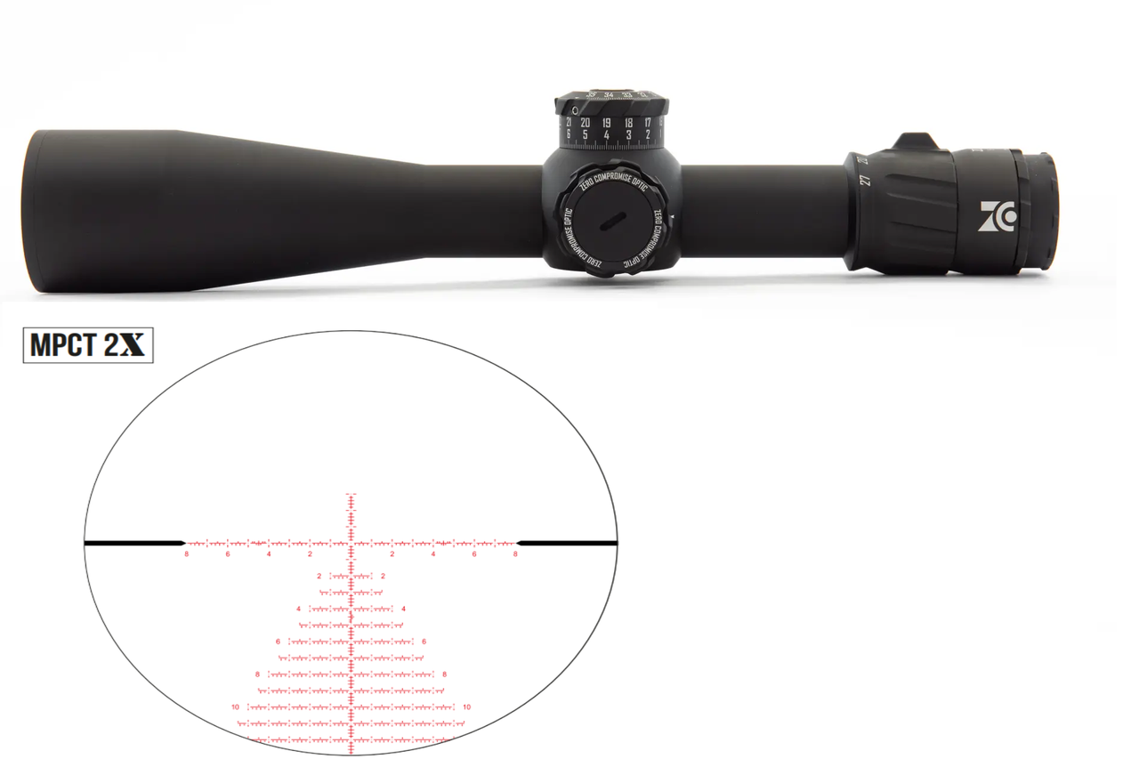Zero Compromise Optic ZC527 5-27x56 15 MIL Locking Turret MPCT-2X