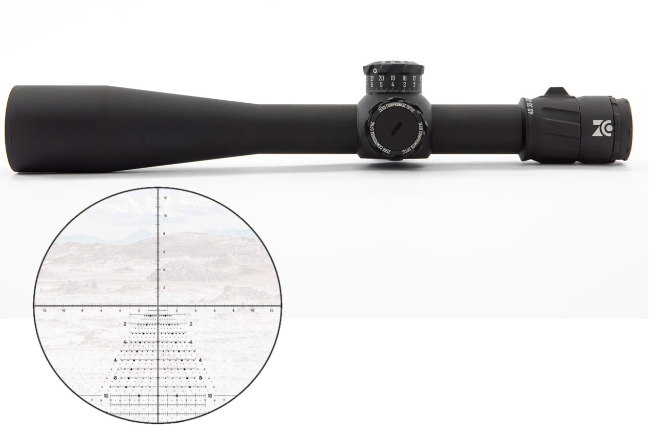 Zero Compromise Optic ZC840 8-40x56 Riflescope Tremor 5 Locking Turret