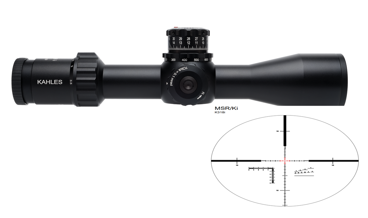 Kahles K318i 3.5-18x50 CCW MSR w-left Windage Adjustment 10653