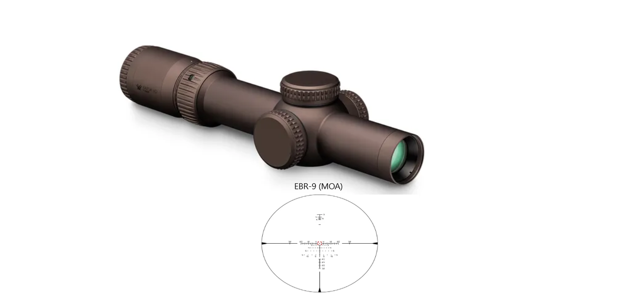 Vortex Razor HD Gen III 1-10x24 FFP EBR-9 MRAD