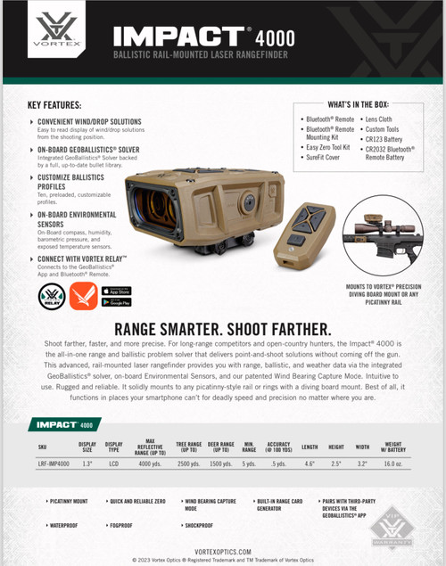 Vortex Ranger 1800 | High Precision Laser Rangefinder