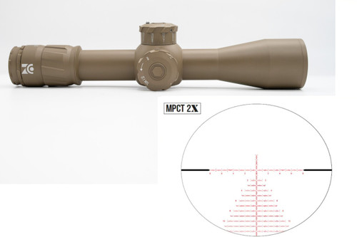 Zero Compromise Optic ZC420 4-20x50 Tremor 3 Reticle NLE FDE