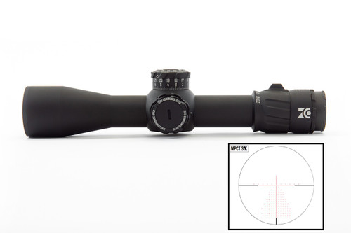 Zero Compromise Optic ZC420 4-20x50 MPCT-2x Reticle Locking turret