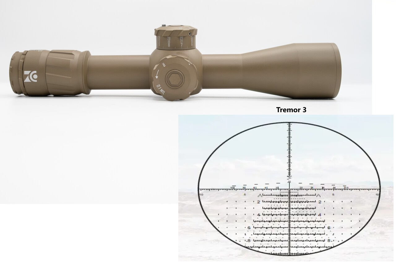 Zero Compromise Optic ZC420 4-20x50 Tremor 3 Reticle Locking