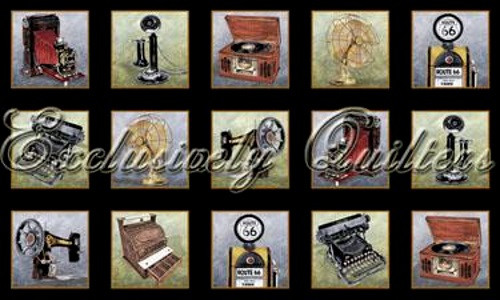 Vintage Gadgets 12 Scene 23 1/2" Panel (#126) - 4051EQ-60984-80