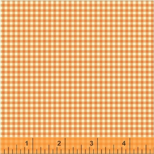 TANGERINE GINGHAM FABRIC - 50900-13 - Trixie