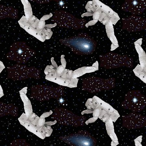 TOSSED ASTRONAUTS FABRIC - 5310-90