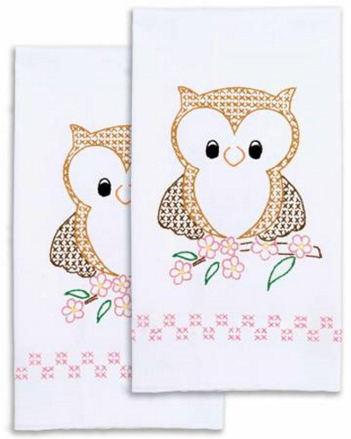 Owl On Branch Decorative Hand Towel - 320-795
