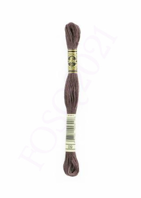 Six Strand Embroidery Floss - Very Dark Cocoa - 117UA-09