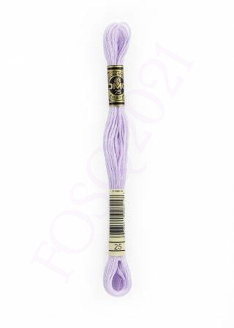 Six Strand Embroidery Floss - Ultra Light Lavender - 117UA-25