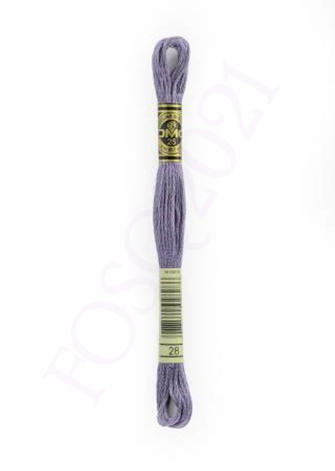 Six Strand Embroidery Floss - Medium Light Eggplant - 117UA-28