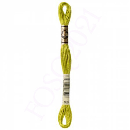 Six Strand Embroidery Floss - Medium Light Moss Green - 117UA-166