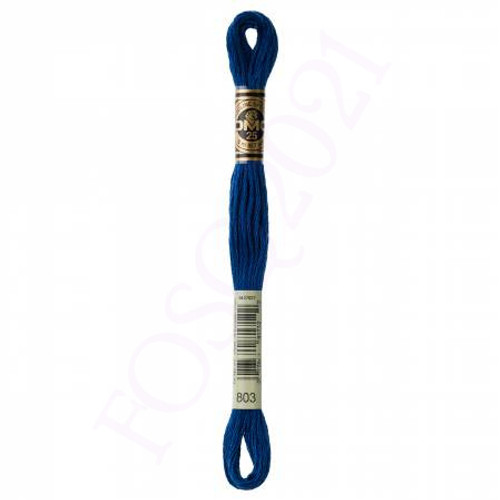 Six Strand Embroidery Floss - Very Dark Baby Blue - 117UA-803