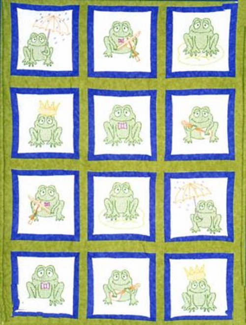 'Frogs' 9 Inch Quilt Block Set - Package of 12 - 737-527