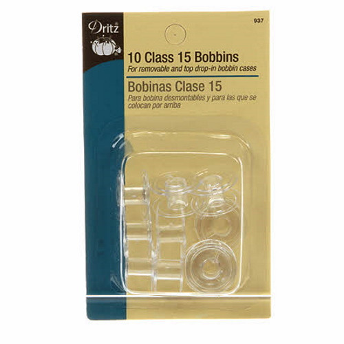 Class 15 Plastic Bobbins - Bonus Pack - 10ct - 937