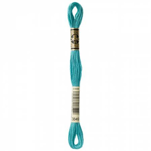 Six Strand Embroidery Floss - Light Teal Green - 117UA-3849