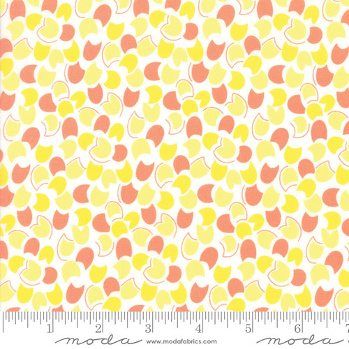 Orange and Yellow Half Moons Fabric - 22382-17