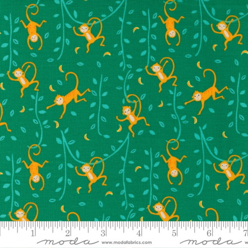 Funny Monkeys and Vines Fabric - 20784-21