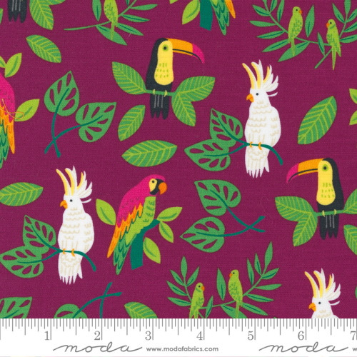 Birds In Paradise Tropical Birds Fabric - 20782-17