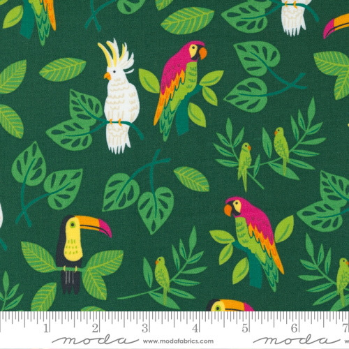 Birds In Paradise Tropical Birds Fabric - 20782-22