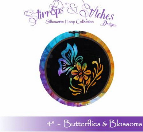 Butterflies and Blossoms 4in Hoop Kit - BB-4IN