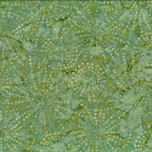 Sparkles Olive Green Batik Fabric - 1400-22128-751