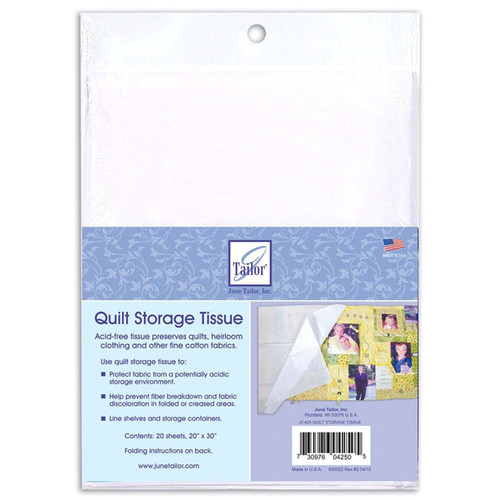 QUILT STORAGE TISSUE - ACID FREE - 20 SHEETS - 20" x 30" - JT-425