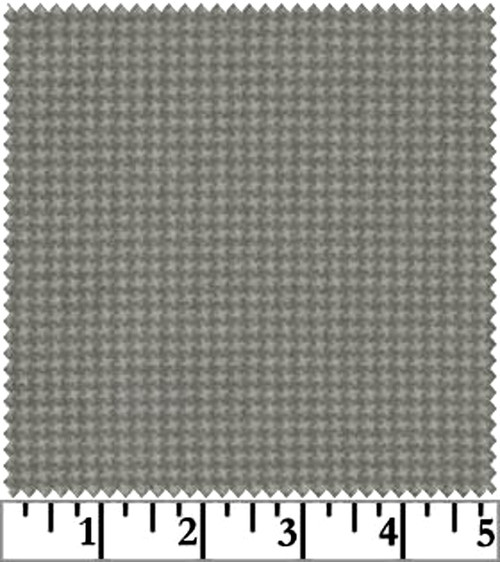 GRAY ON GRAY TINY HOUNDSTOOTH WOOLIES FLANNEL