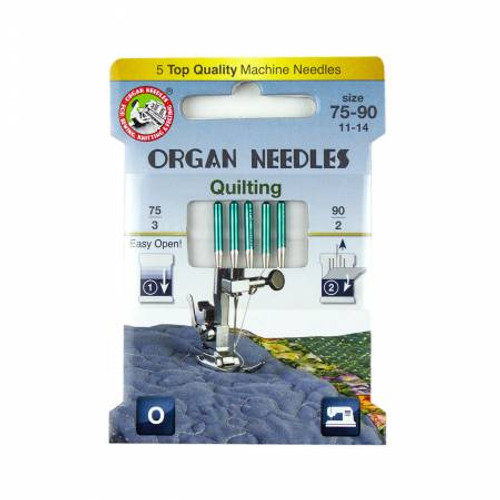 Organ Needles Quilting Assortment (3ea 75, 2ea 90) - 3000123
