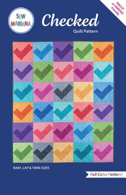 Checked Quilt Pattern - Makes Multiple sizes - SMA-113